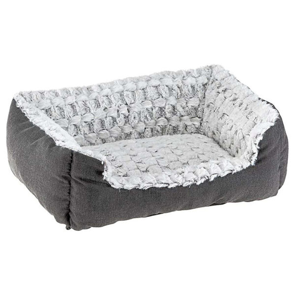 Ferplast Hundebett Sweetie 55 grau/weiss